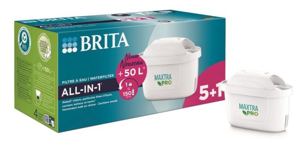 Brita Waterfilterpatroon maxtra pro all-in-1 5+1 (1 Set)