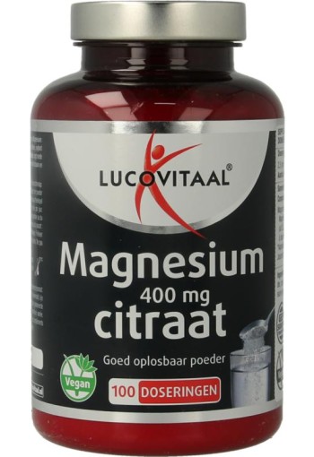 Lucovitaal Magnesium citraat 400mg poeder (250 Gram)