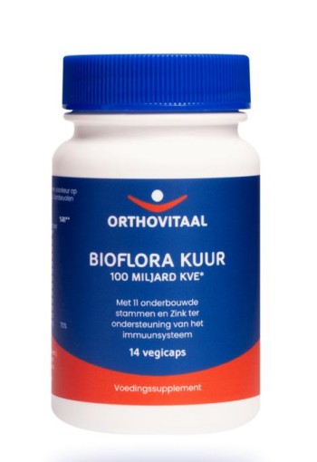 Orthovitaal Bioflora kuur 100 miljard (14 Vegetarische capsules)