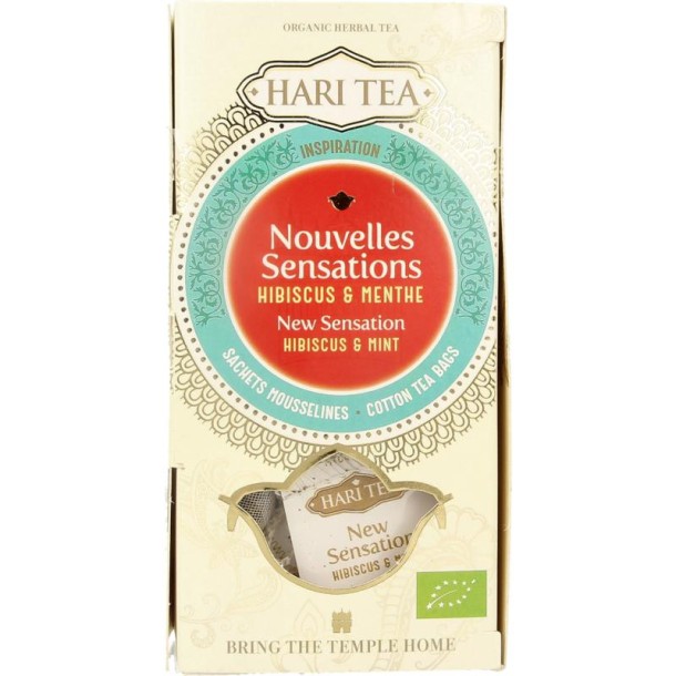 Hari Tea Hibiscus & mint new sensation bio (10 Stuks)
