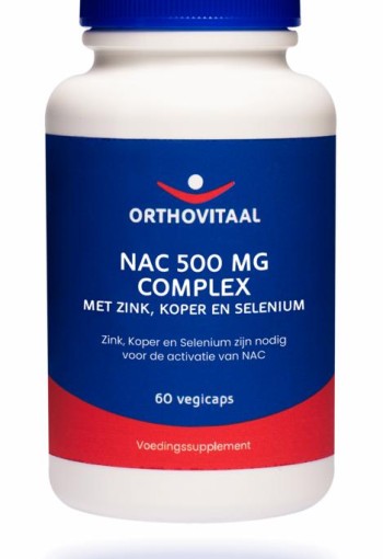 Orthovitaal NAC 500mg complex (60 Vegetarische capsules)