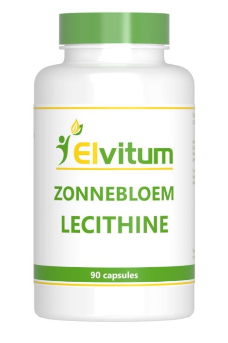 Elvitaal/elvitum Zonnebloem lecithine (90 Capsules)
