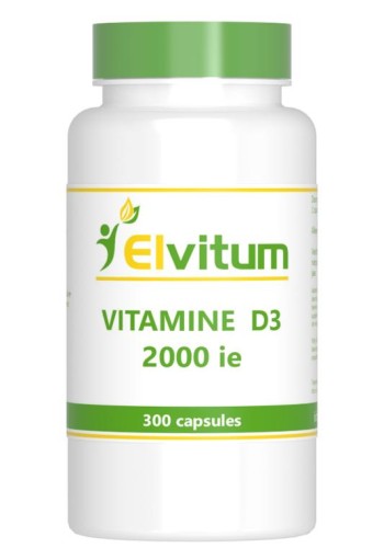 Elvitum Vitamine D3 2000IE (300 Capsules)