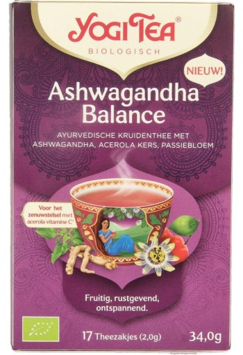 Yogi Tea Ashwagandha balance (17 Zakjes)