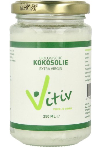Vitiv Kokosolie extra virgin bio (250 Milliliter)