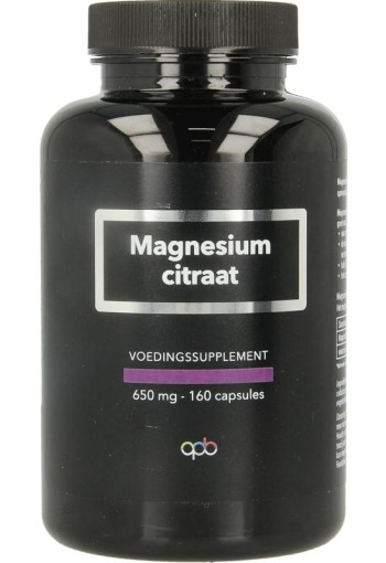 Apb Holland Magnesium citraat puur (160 Vegetarische capsules)