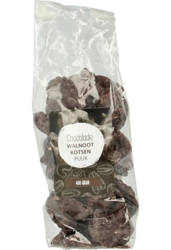 Mijnnatuurwinkel Chocolade walnoot rotsen (400 Gram)