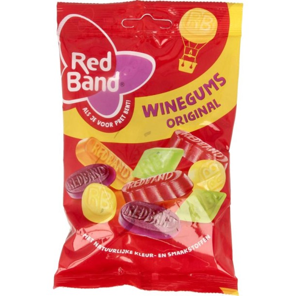 Red Band Winegums (120 Gram)
