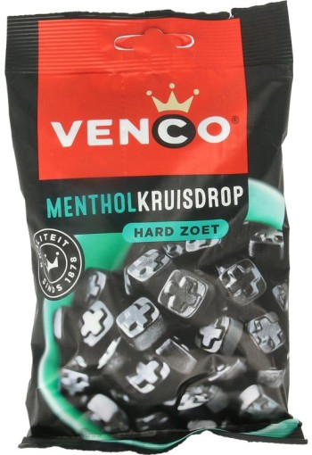 Venco Menthol kruisdrop (120 Gram)