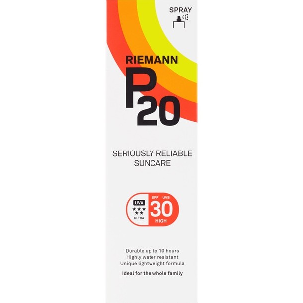 P20 Zonnebrand SPF30 100 ml