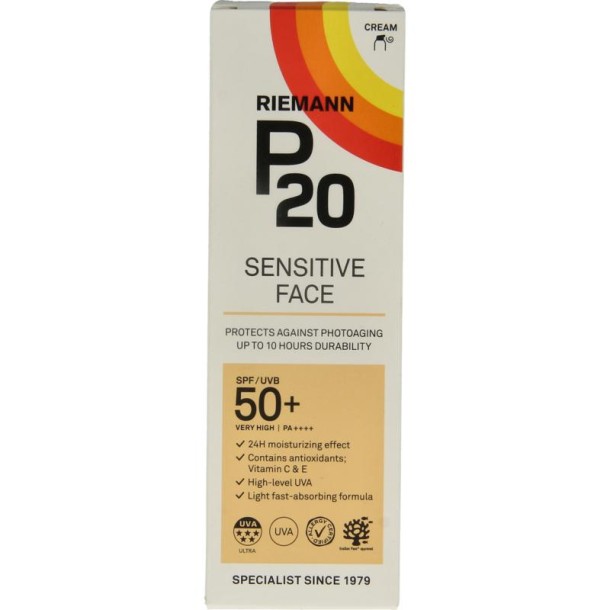 P20 Once a day face creme SPF50 (50 Gram)