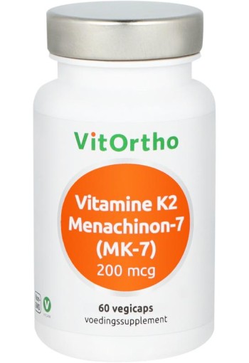 Vitortho Vitamine K2 menachinon 7 200mcg (60 Vegetarische capsules)