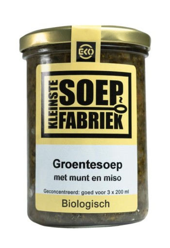 Kleinstesoepfabr Groentesoep met munt en miso bio (400 Milliliter)