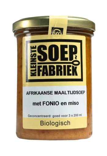 Kleinstesoepfabr Afrikaanse maaltijdsoep met fonio en miso bio (400 Milliliter)