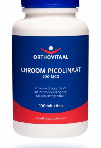 Orthovitaal Chroom picolinaat 200mcg (100 Tabletten)