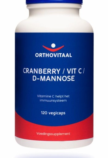 Orthovitaal Cranberry / Vitamine C / D-Mannose (120 Vegetarische capsules)