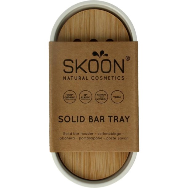 Skoon Solid bar houder wit L (1 Stuks)