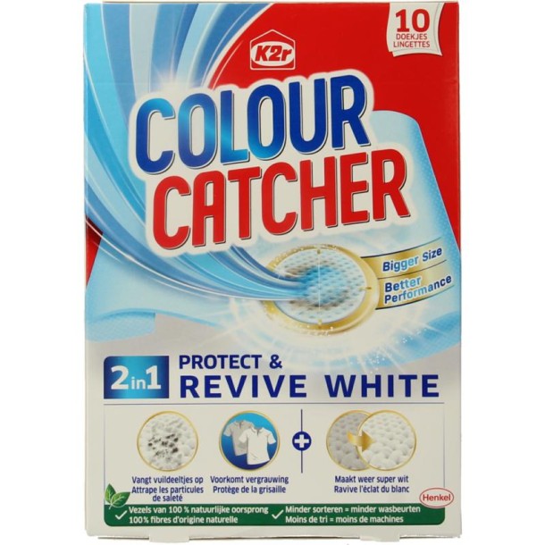 K2R Colour catcher protect & revive white (10 Stuks)