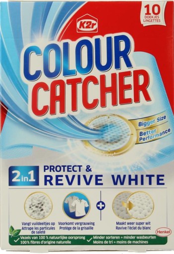 K2R Colour catcher protect & revive white (10 Stuks)