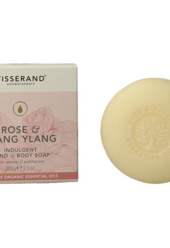 Tisserand Zeep roos & ylang ylang (100 Gram)