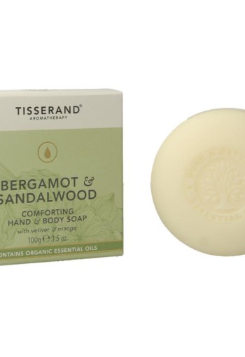 Tisserand Zeep bergamot & sandelhout (100 Gram)