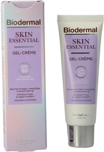 Biodermal Skin essential gelcreme SPF30 50 Milliliter
