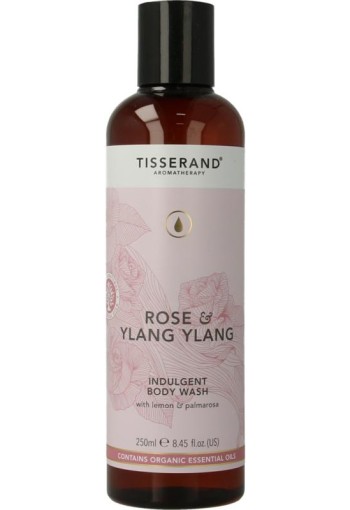 Tisserand Bodywash roos & ylang ylang (250 Milliliter)
