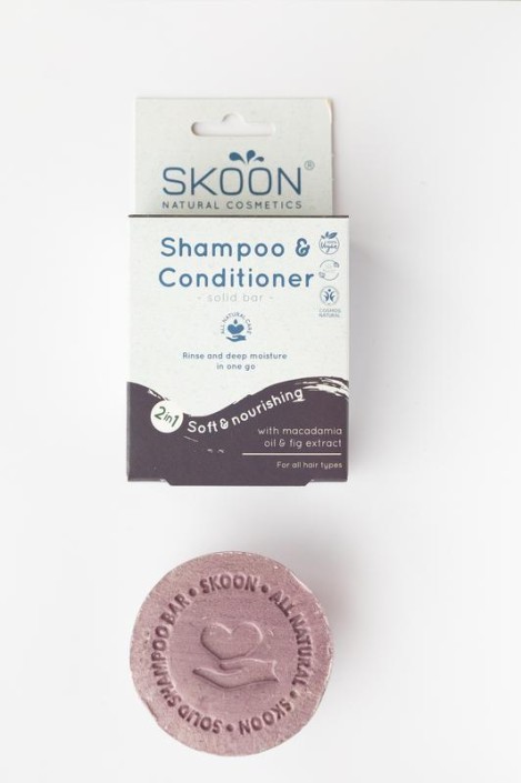 Skoon Solid shampoo & conditioner 2 in 1 (90 Gram)