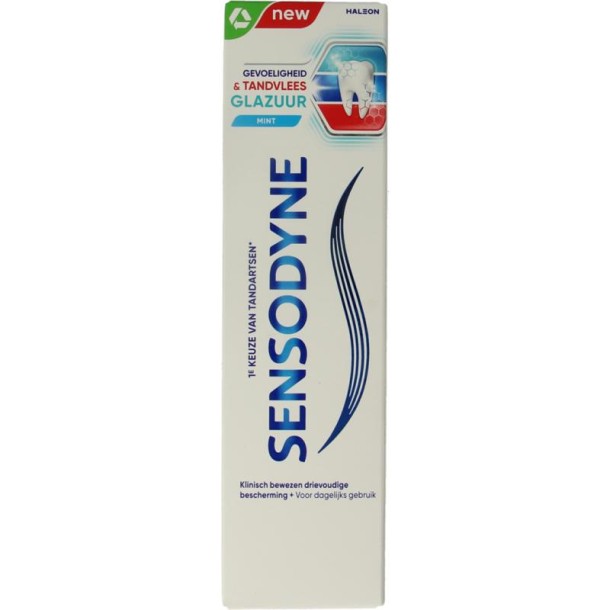 Sensodyne Tandpasta sensitivity, gum & glazuur (75 Milliliter)