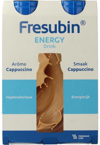 Fresubin Energy drink cappuccino (4 Stuks)