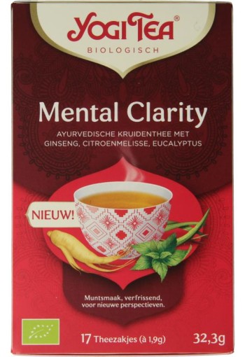Yogi Tea Mental clarity bio (17 Zakjes)