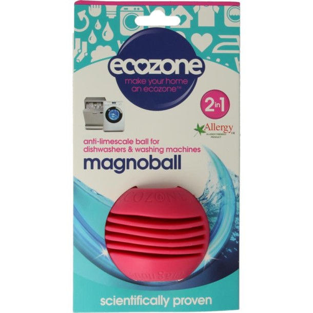 Ecozone Magnoball wasmachine en vaatwasser ontkalker (1 Stuks)