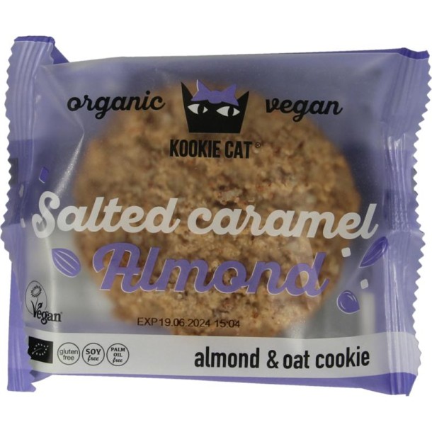 Kookie Cat Salted caramel & almonds bio (50 Gram)