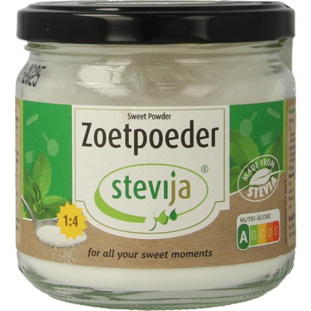 Stevija Zoetpoeder - pot stevia (180 Gram)