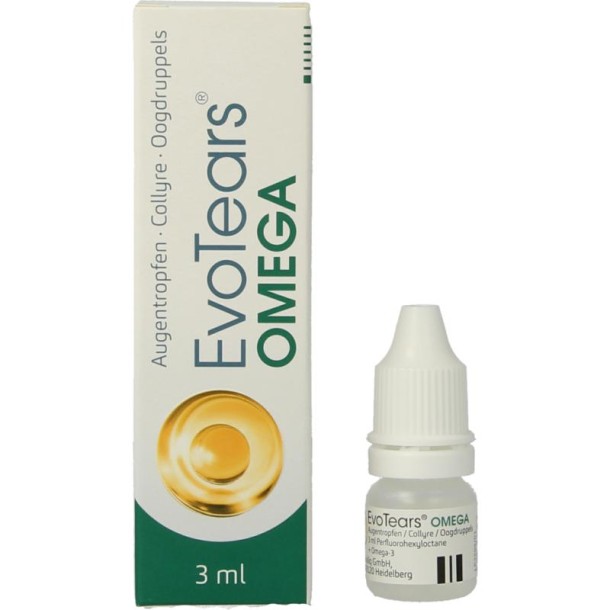 Ursapharm Evotears oogdruppels omega (3 Milliliter)