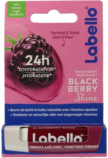 Labello Fruity shine blackberry (4,8 Gram)