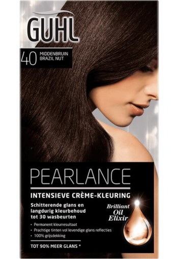 Guhl Pearlance Intensieve Crème-Haarkleuring 40 Middenbruin 2x50 ML