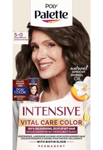 Poly Palette Vital Care Color 5-0 Middenbruin