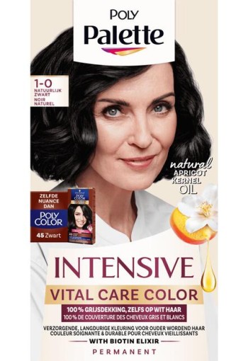 Poly Palette Vital Care Color 1-0 Naturel zwart