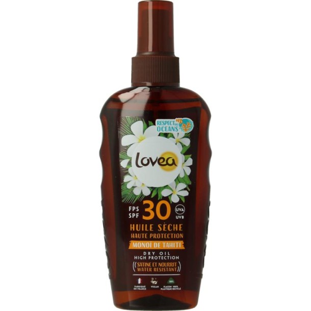 Lovea Dry oil high protect tahiti monoi SPF30 (150 Milliliter)