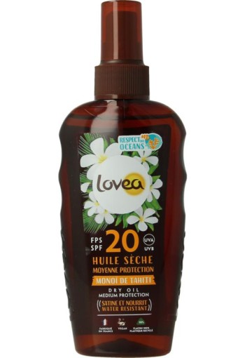 Lovea Dry oil medium protection tahiti monoi SPF20 (150 Milliliter)