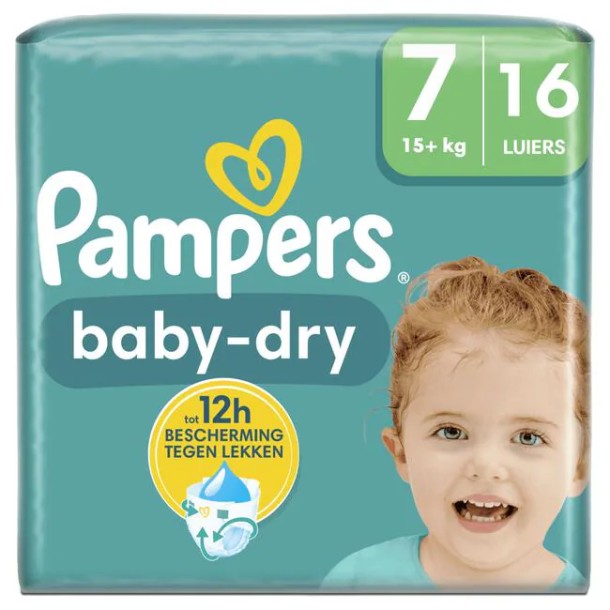 Pampers Baby Dry Luiers Maat 7