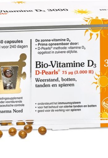 Pharma Nord Bio vitamine D3 75 mcg (240 Capsules)