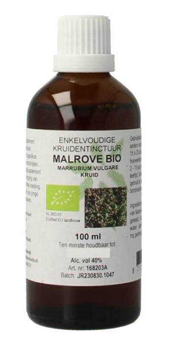 Natura Sanat Marrubium vulg herb / malrove tinctuur bio (100 Milliliter)