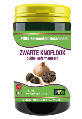 SNP Zwarte knoflook dubbel gefermenteerd (60 Vegetarische capsules)