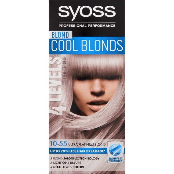 Syoss Blond Cool Blonds Haarverf 10-55 Ultra Platinum Blond 115 ml