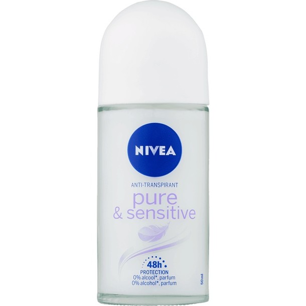 NIVEA Sensitive & Pure Anti-Transpirant Roll-On 50 ML