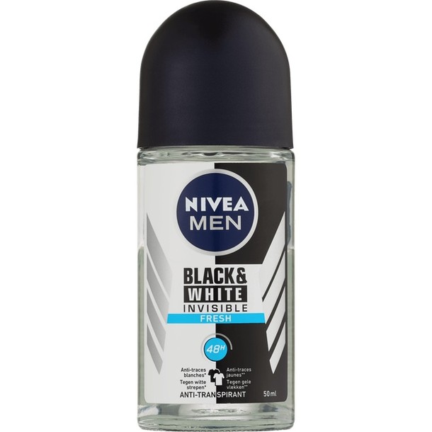 Nivea Men invisible for black & white roller 50 ml