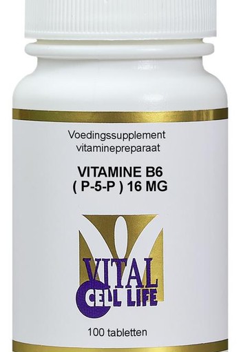 Vital Cell Life Vitamine b6 p-5-p 16mg (100 Tabletten)