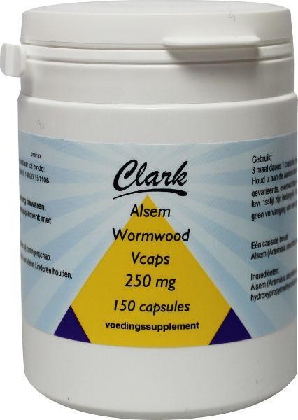 Clark Alsem/wormwood (150 Vegetarische capsules)